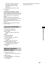 Preview for 71 page of Sony HT-CT800 Operating Instructions Manual