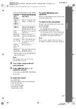 Предварительный просмотр 37 страницы Sony HT-DDW1500 Operating Instructions Manual