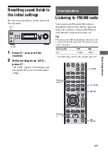 Предварительный просмотр 31 страницы Sony HT-DDW2500 Operating Instructions Manual