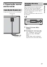 Предварительный просмотр 21 страницы Sony HT-DDW3000 Operating Instructions Manual