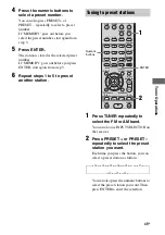 Предварительный просмотр 45 страницы Sony HT-DDW3000 Operating Instructions Manual