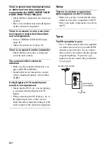 Предварительный просмотр 54 страницы Sony HT-DDW3000 Operating Instructions Manual