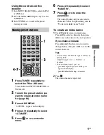 Предварительный просмотр 57 страницы Sony HT-DDW5000 Operating Instructions Manual