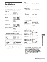 Предварительный просмотр 73 страницы Sony HT-DDW5000 Operating Instructions Manual