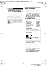 Предварительный просмотр 2 страницы Sony HT-DDW670 Operating Instructions Manual