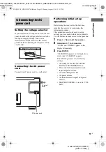 Предварительный просмотр 13 страницы Sony HT-DDW670 Operating Instructions Manual