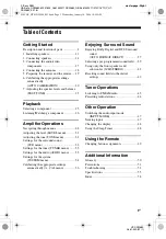 Предварительный просмотр 3 страницы Sony HT-DDW680 Operating Instructions Manual