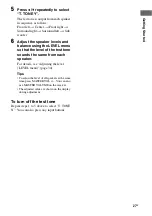 Preview for 27 page of Sony HT-DDW685 Operating Instructions Manual