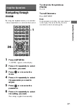 Предварительный просмотр 31 страницы Sony HT-DDW685 Operating Instructions Manual