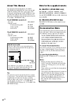 Preview for 4 page of Sony HT-DDW740 Operating Instructions Manual