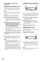 Preview for 20 page of Sony HT-DDW740 Operating Instructions Manual