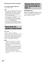 Preview for 26 page of Sony HT-DDW740 Operating Instructions Manual