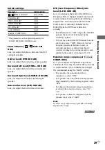 Preview for 29 page of Sony HT-DDW740 Operating Instructions Manual