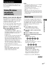 Preview for 31 page of Sony HT-DDW740 Operating Instructions Manual