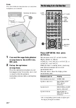 Предварительный просмотр 26 страницы Sony ht-ddw785 Operating Instructions Manual