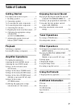 Preview for 3 page of Sony HT-DDW885 Operating Instructions Manual