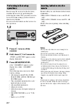 Предварительный просмотр 28 страницы Sony HT-DDW885 Operating Instructions Manual