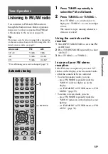 Preview for 55 page of Sony HT-DDW885 Operating Instructions Manual