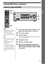 Предварительный просмотр 37 страницы Sony HT-DDW890 Operating Instructions Manual