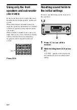 Preview for 54 page of Sony HT-DDW890 Operating Instructions Manual