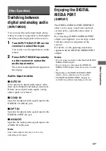 Предварительный просмотр 61 страницы Sony HT-DDW890 Operating Instructions Manual