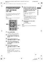 Предварительный просмотр 33 страницы Sony HT-DDW900 Operating Instructions Manual