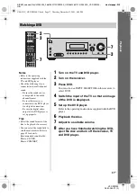 Предварительный просмотр 37 страницы Sony HT-DDW900 Operating Instructions Manual