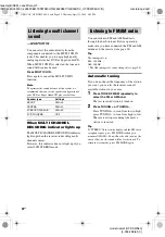 Preview for 22 page of Sony HT-DDW960 Operating Instructions Manual