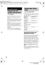 Preview for 26 page of Sony HT-DDW960 Operating Instructions Manual