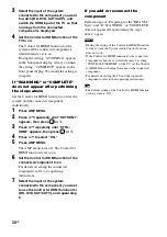 Preview for 30 page of Sony HT-FS3 Operating Instructions Manual