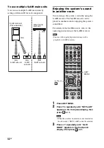 Preview for 52 page of Sony HT-FS3 Operating Instructions Manual