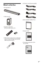 Предварительный просмотр 5 страницы Sony HT-G700 Operating Instructions Manual