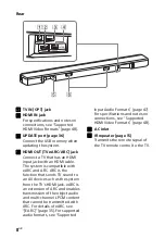 Предварительный просмотр 8 страницы Sony HT-G700 Operating Instructions Manual