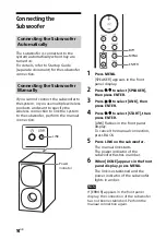 Предварительный просмотр 14 страницы Sony HT-G700 Operating Instructions Manual