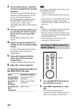 Предварительный просмотр 24 страницы Sony HT-G700 Operating Instructions Manual