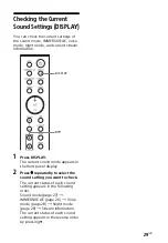 Предварительный просмотр 29 страницы Sony HT-G700 Operating Instructions Manual