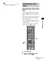 Предварительный просмотр 63 страницы Sony HT-IS100 Operating Instructions Manual