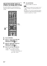 Предварительный просмотр 142 страницы Sony HT-IS100 Operating Instructions Manual