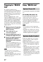 Preview for 46 page of Sony HT-IV300 Operating Instructions Manual