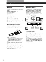 Предварительный просмотр 4 страницы Sony HT-K170 Operating Instructions Manual