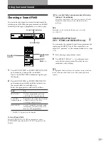 Предварительный просмотр 15 страницы Sony HT-K170 Operating Instructions Manual