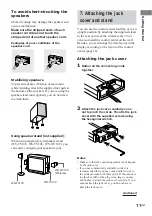 Предварительный просмотр 11 страницы Sony HT-K25 Operating Instructions Manual