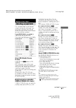 Предварительный просмотр 21 страницы Sony HT-K250 Operating Instructions Manual