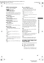 Preview for 29 page of Sony HT-K5 Operating Instructions Manual