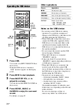 Предварительный просмотр 24 страницы Sony HT-M2 Operating Instructions Manual