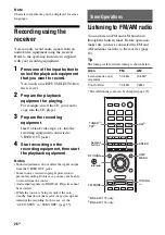 Preview for 26 page of Sony HT-M2 Operating Instructions Manual