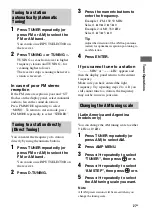 Preview for 27 page of Sony HT-M2 Operating Instructions Manual