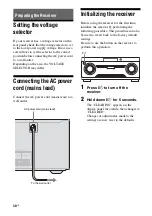 Предварительный просмотр 30 страницы Sony HT-M3 Operating Instructions Manual