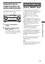 Предварительный просмотр 105 страницы Sony HT-M3 Operating Instructions Manual