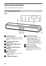 Предварительный просмотр 8 страницы Sony HT-MT500 Operating Instructions Manual